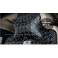 Car Headrest Neck Pillow Bone Shape Chinese Knot Pattern-Golden Black